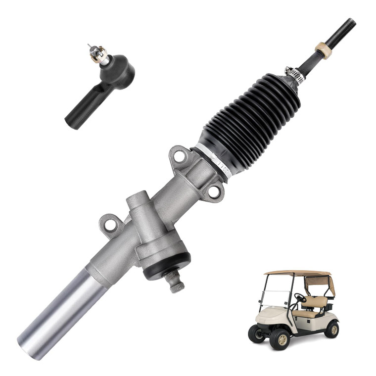 Panglong EZGO Steering Rack, TXT Steering Box with Ball Joint and Latch, Suitable for 2001-Newer EZGO TXT and Workhorse Gas or Electric Carts, OEM# 7