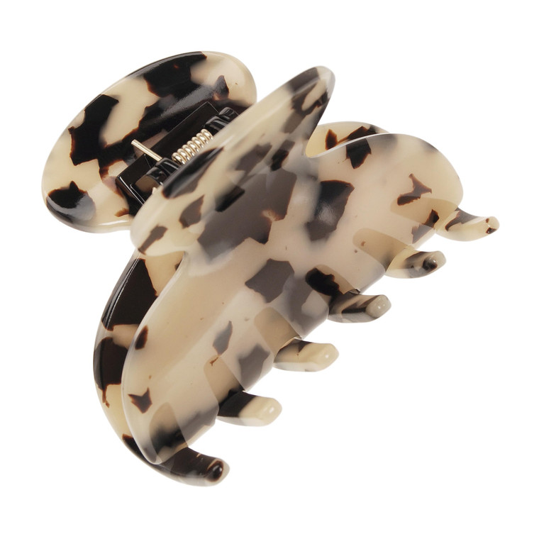 France Luxe Small Couture Claw Clip, French Classic, Handmade Hair Clips for Women With Thin or Fine Hair, Strong Hold With Gentle Grip, Lightweight,