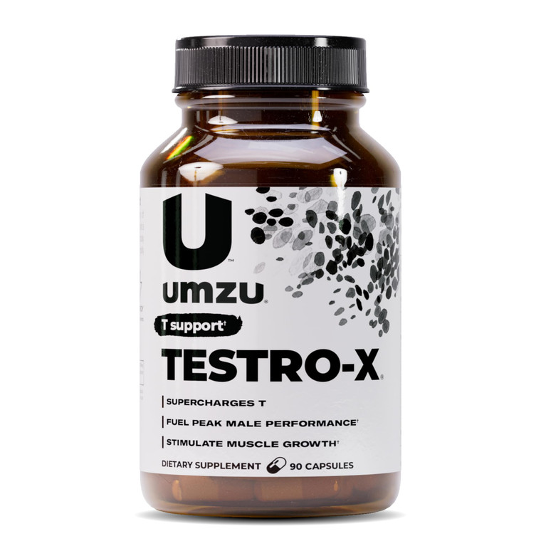 UMZU Testro-X Supplement for Men  90 Capsules for 30 Day Supply  Supports Energy, Focus, Strength & Muscle Recovery  with Ashwagandha & Zinc  Nat