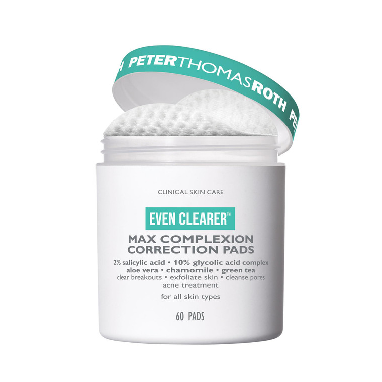 Peter Thomas Roth | Even Clearer Max Complexion Correction Pads for Acne and Blemishes