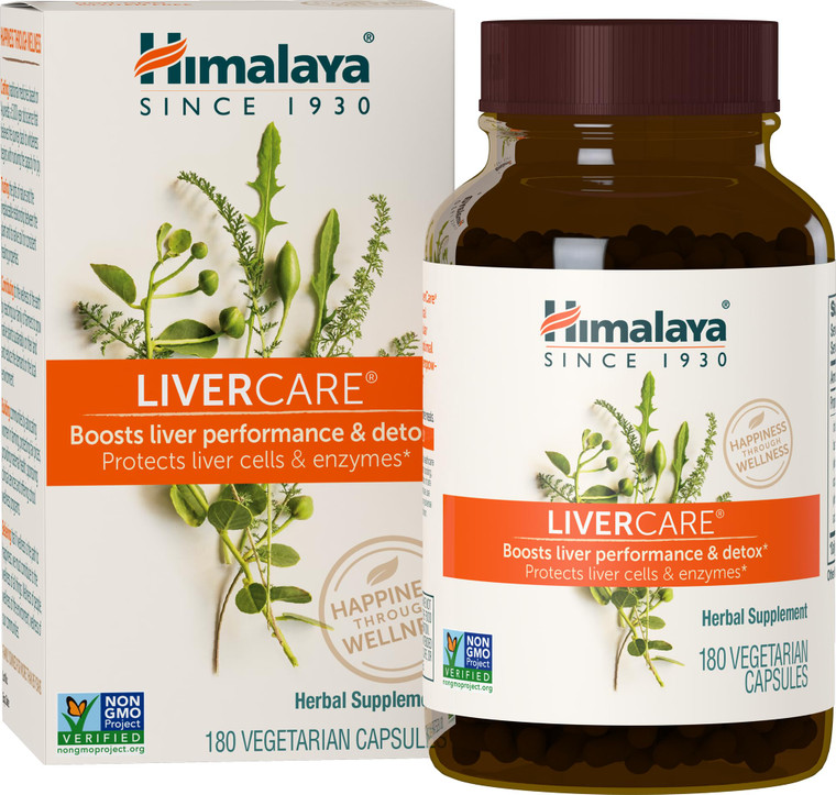 Himalaya LiverCare, 90 Day Supply - Herbal Liver Support Promoting Waste Elimination, Liver Cleanse, Detox, and Bile Production - Vegan, Non-GMO, Glu