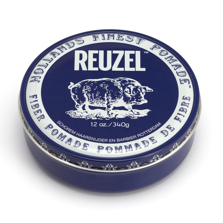 REUZEL Fiber Pomade, Firm and Pliable All Day Hold, Water Soluble Styling, Low Shine and Flake Free, Easy To Wash Out, For All Hair Types