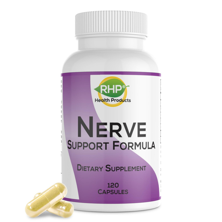 RHP Nerve Support Formula. Nutritional Support of Neuropathy, Nerve Relief from Aches, Nerve Pain & Discomfort. B-Complex with Benfotiamine and Methy