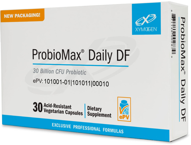 XYMOGEN ProbioMax Daily 30B - Vegetarian, Dairy & Gluten Free Probiotics for Digestive Health - Women's & Men's Probiotic Nutritional Supplements - F