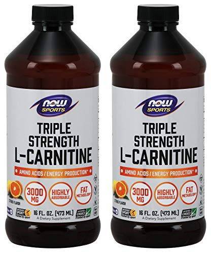 NOW Foods: L-Carnitine Liquid 3000mg, 16 oz (2 Pack)