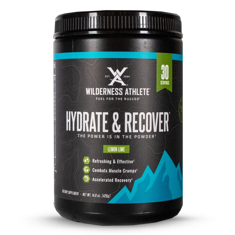 Wilderness Athlete - Hydrate & Recover | Liquid Hydration Powder Electrolyte Drink Mix - Recover Faster with Bcaas - Hydrate Powder with 1000mg of Vi
