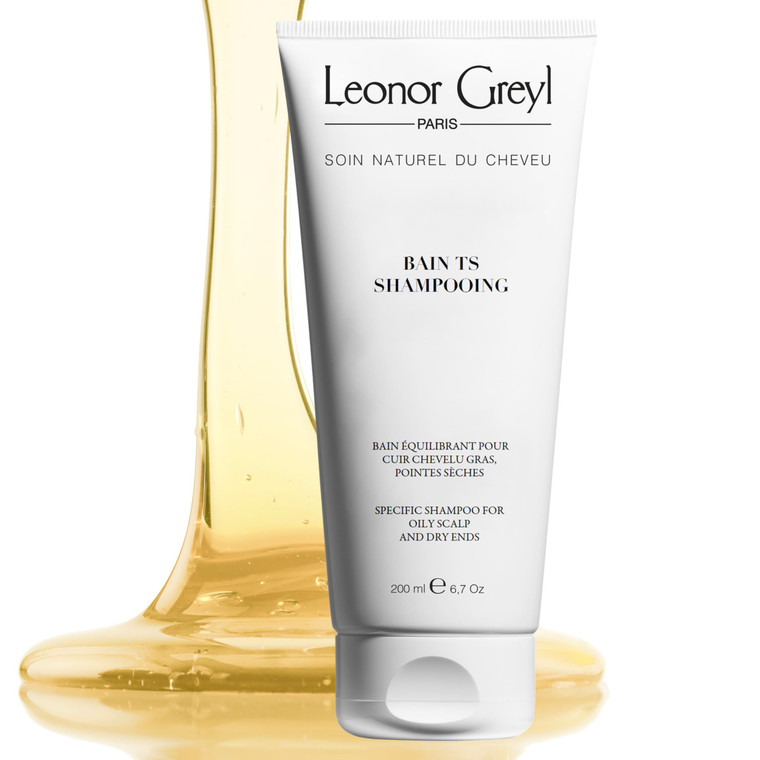 Leonor Greyl Balancing Shampoo for Oily Hair | Bain TS Organic Purifying & Nourishing Shampoo for Oily Scalp Dry Ends | Hair Shampoo for Cleansing Sc