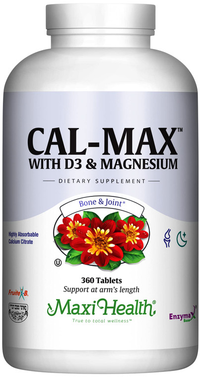 Calcium 1000 mg with Vitamin D3 (400 IU) and Magnesium (750 mg) - Dietary Supplement for Bone, Teeth, Joint Support - for Men and Women - 360 Tablets
