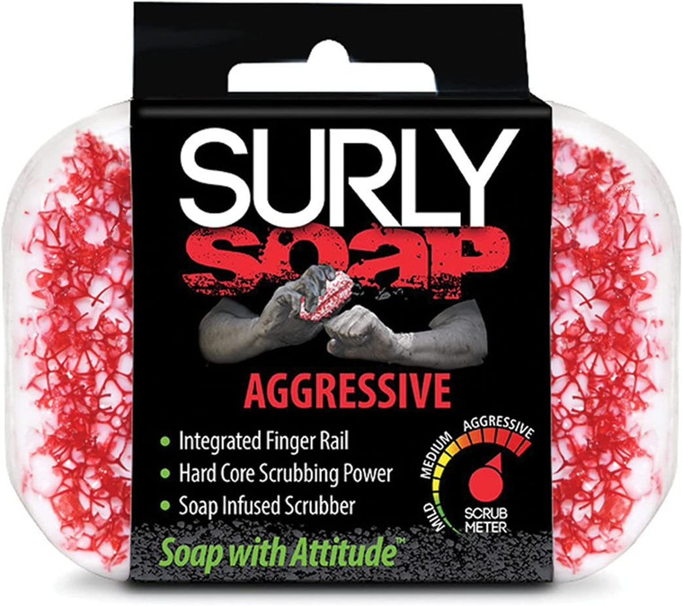 SURLY Soap SS008 Bar Soap with Attitude, Aggressive, 6-Pack
