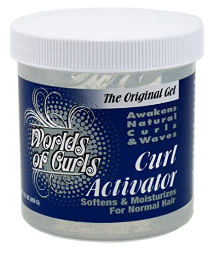 Worlds Of Curls Curl Activator Original Gel Normal 16.2 Ounce (Pack of 6)