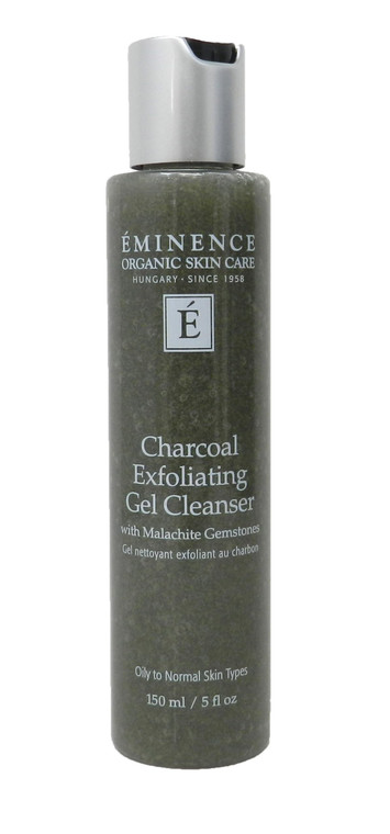 ÉMINENCE Charcoal Exfoliating Gel Cleanser, Unscented, 5 Oz