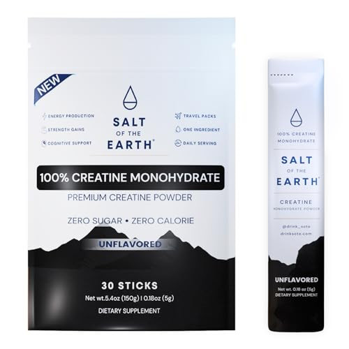 Salt of the Earth Premium Zero-Sugar Electrolyte - Made with Pink Himalayan Salt - Hydration Powder Packets | Premium Ingredients | Keto & Paleo Frie