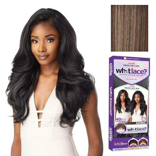 Sensationnel What Lace 13X6 Wigs - Adanna Lacefrontal Hand Tied Glueless Synthetic With Natural Density Preplucked Hairline (FLAMBOYAGEMOCHA)