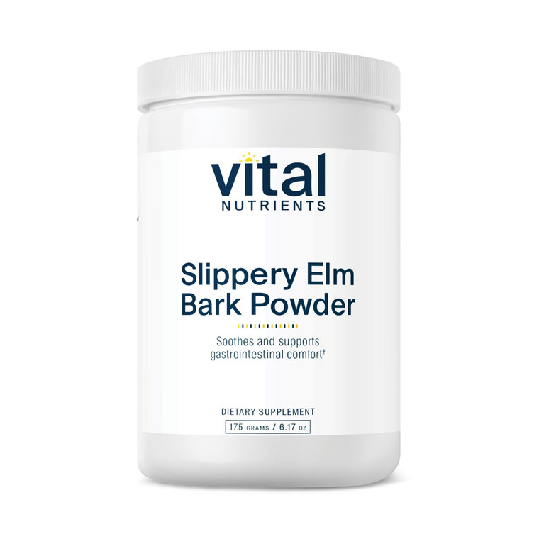 Vital Nutrients Slippery Elm Bark Powder - Herbal Leaky Gut Support - Vegan Gastrointestinal Support for Regular Bowel Movements - Gluten, Dairy, Soy