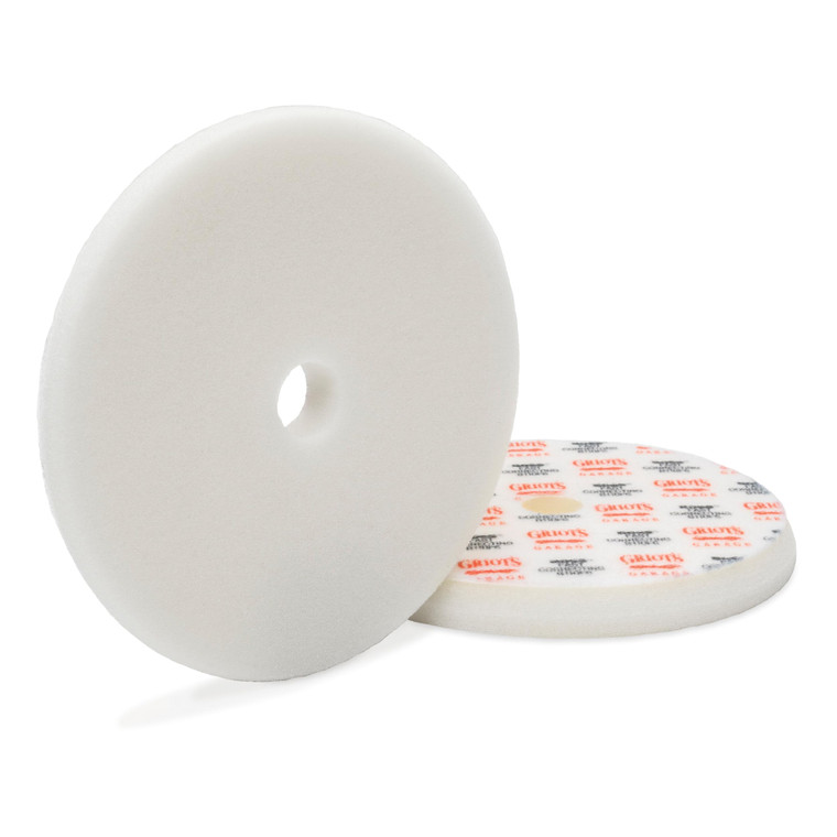 Griot's Garage BOSS 6.5" Fast Correcting Foam Pads for Car Polishing and Detailing, Buffing Pads for Moderate to Severe Scratch Removal, Set of 2