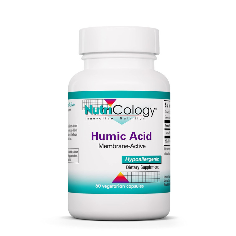 Allergy Research Group NutriCology Humic Acid - Delivers 750 mg Humic Acid - Supports Detoxification & Immune Response - Membrane Active Formula - 30