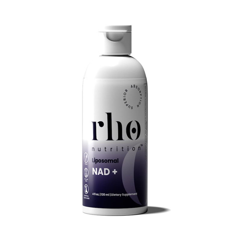 Rho Nutrition Liposomal NAD+  Liquid Supplement Designed to Help Support Absorption  Active Form of NAD+ Helps Support Normal Cellular Health, Heal