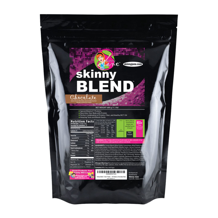 Skinny Blend - Best Tasting High Protein Shake for Women - Satisfying Low Carb Meal Replacement - Keto-Friendly Breakfast or Snack - Healthy Smoothie
