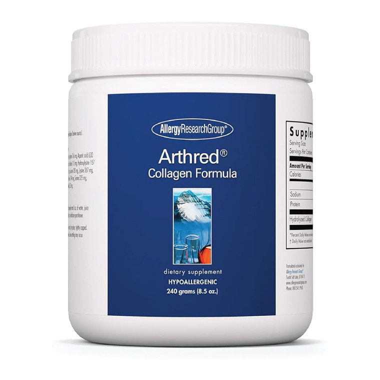 Allergy Research Group Arthred Supplement - Collagen Powder for Men & Women, 10.5g Collagen Peptides, Bovine Sourced, Arthred Powder, Collagen Formul