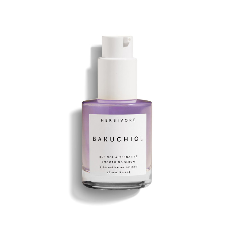 HERBIVORE Bakuchiol Retinol Alternative Face Serum REGULAR STRENGTH - Bakuchiol + Peptides, Smooths Skin, Reduces Fine Lines & Wrinkles, Plant-based,