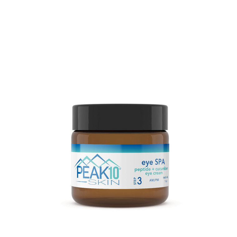 PEAK 10 SKIN - EYE SPA peptide + cucumber eye cream 1oz