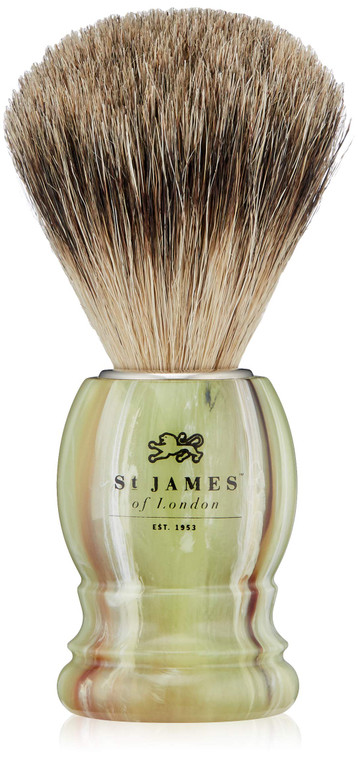 St James of London Super Badger, Malachite, Green Marble