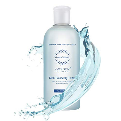 OxygenCeuticals Skin Balancing Toner  Hydrating & pH Balancing Facial Toner with Centella, Lavender & Freesia Extracts, Improves Skin Texture for Oi