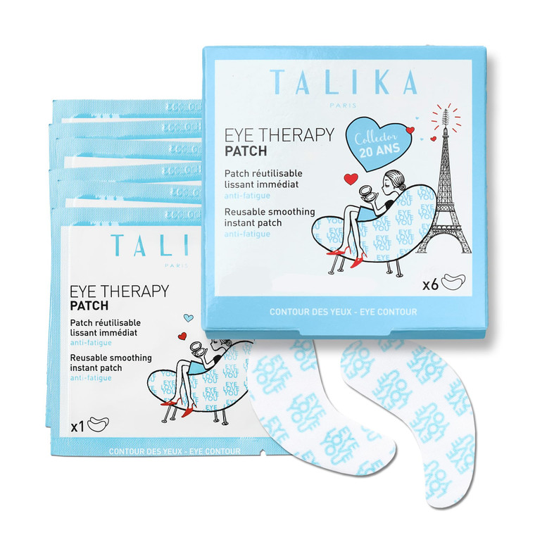 Talika Eye Therapy Patch - Instant Smoothing Patches - Mask For Dark Circles Puffiness & Tired Eyes - 6 Refills Reusable Under Eye Patches for Adults