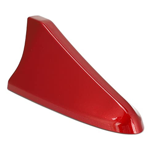 Shark Fin Roof Antenna Cover 96219 D5000EBQK ABS Roof Antenna Aerial Shell Replacement for Sonata Elantra (Red)