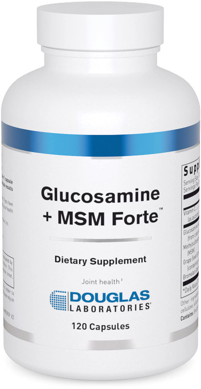 Douglas Laboratories Glucosamine + MSM Forte | Nutritional Formulation to Support Maintainance and Health of Aging Joints | 120 Capsules