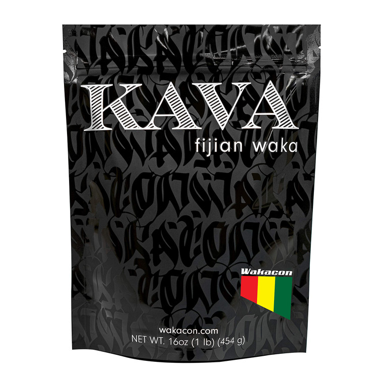 Wakacon Kava Waka Powder  Authentic, Noble Kava Root Powder from Fiji  Premium, Responsibly Sourced, 16 Oz