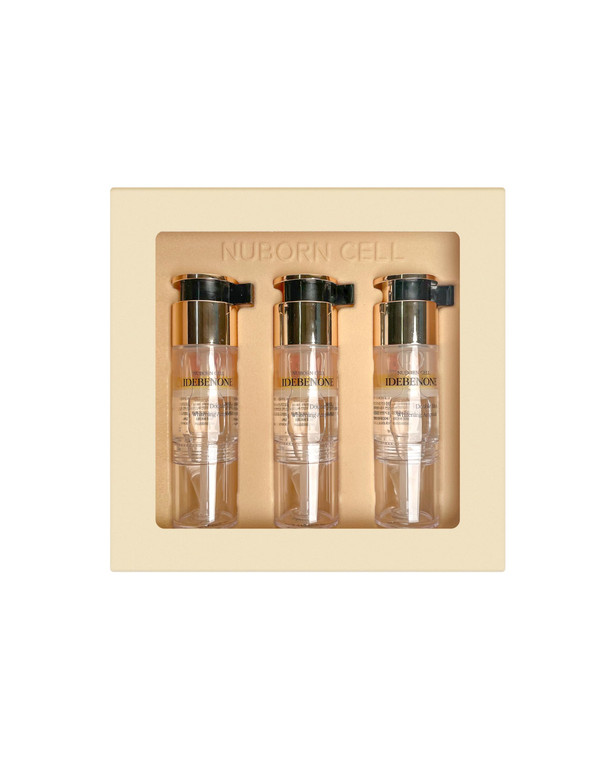 BLANC DUBU Nuborn Cell Idebenone Ampoule | Korean Ampoule with Niacinamide & Idebenone | Anti Aging Serum & Korean Collagen Serum for Face (11ml x 3e