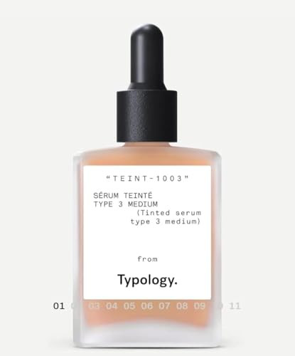 Typology Tinted Serum with Vitamin C, Squalane & Aloe Vera - Type 3 / Medium
