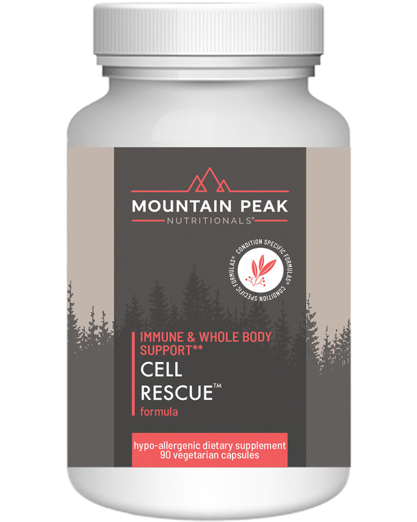 Mountain Peak Nutritionals Cell Rescue - Antioxidant Immune Support Supplement with Turmeric, Ginger Root, and Bromelain - Supports Intestinal Health