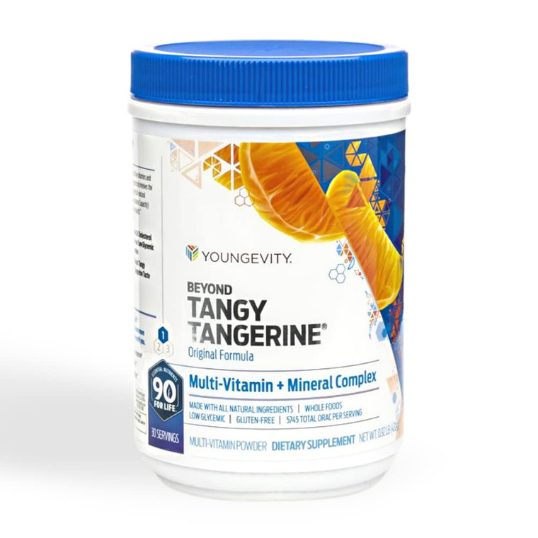 Youngevity Beyond Tangy Tangerine - Original Formula | Multi-Vitamin & Mineral Complex | Made with Natural & Whole Foods | 5,745 ORAC | 1 Pack