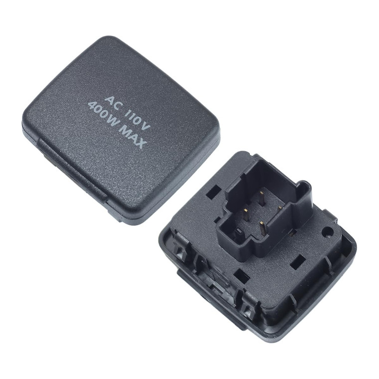 DUNSIHUI FL3Z-19N236-A Fit for F150 2015 2016 Center Console Rear Power Outlet Plug 110V 400W Rear AC Outlet Socket for F250 F350 Super Duty FL3Z19N2