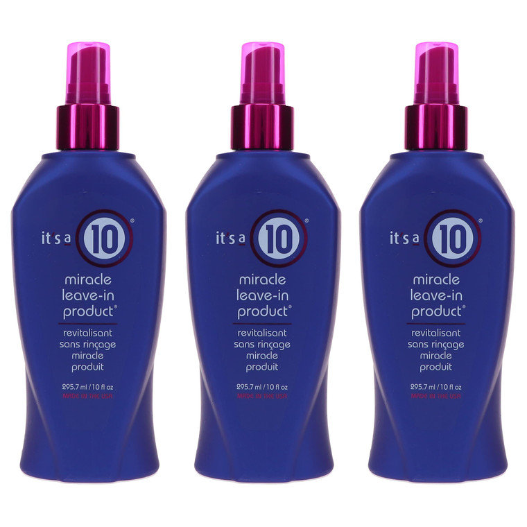It's a 10 Haircare Miracle Leave-In product, 10 fl. oz. (Pack of 3)