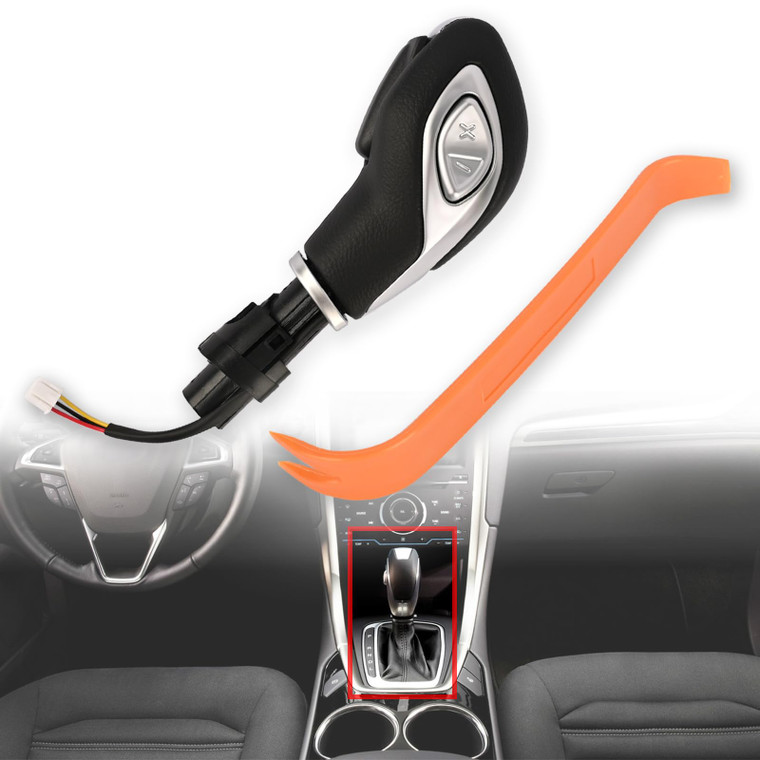 Magimaker Automatic Gear Shift Knob Handle with Button DG9Z-7213-EA for Ford Fusion 2013-2016 / Escape 2013-2016 / Transit 2015-2019 / Transit Connec