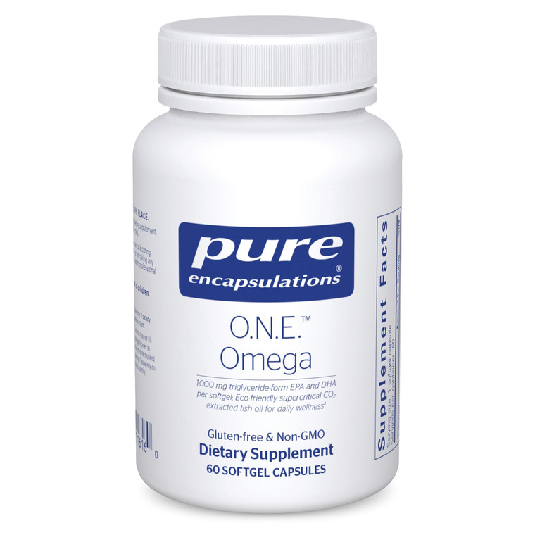 Pure Encapsulations O.N.E. Omega - Fish Oil Supplement for Heart Health, Joints, Skin, Eyes, and Cognition* - Fish Oil Concentrate with EPA and DHA -
