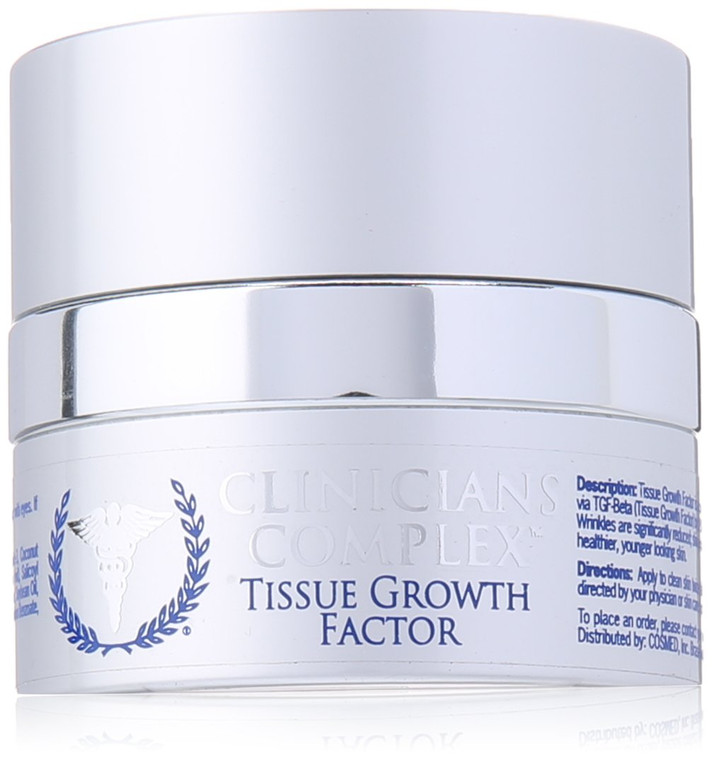 Clinicians Complex Tissue Growth Factor Serum With Peptide | Epidermal Growth Factor Serum and Collagen Night Cream - 1.0 Ounce