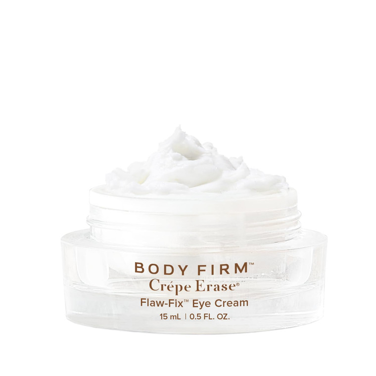 BODY FIRM Crepe Erase Flaw-Fix Eye Cream, Anti-Aging Wrinkle Cream, Supports Puffiness, Dark Circles, Wrinkles, Crepe Skin & Fine Lines, Tired Eyes,