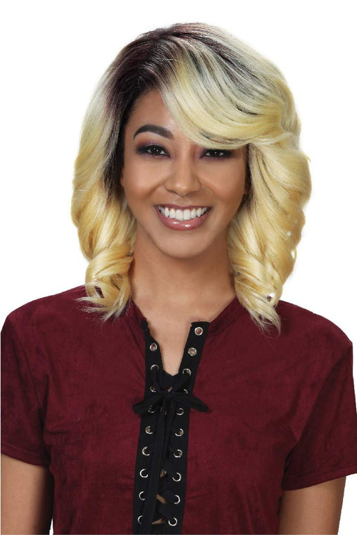 Hairdo Angled Cut Short Comfort Cap Wig, Midnight Brown by Hairuwear