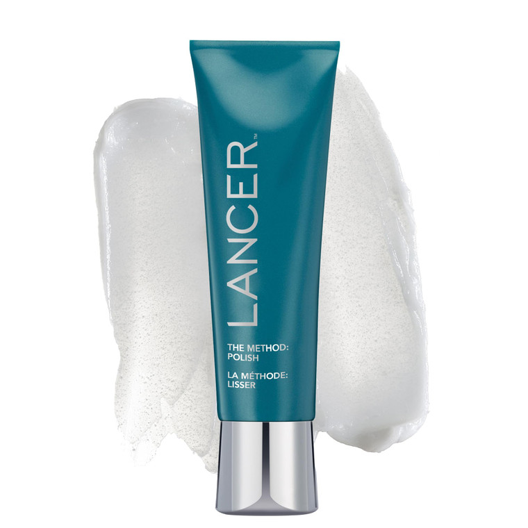 Lancer Skincare The Method: Polish Facial Exfoliator, Daily Exfoliating Face Scrub with Natural Minerals, Normal Combination Skin, 4.2 Fluid Ounces