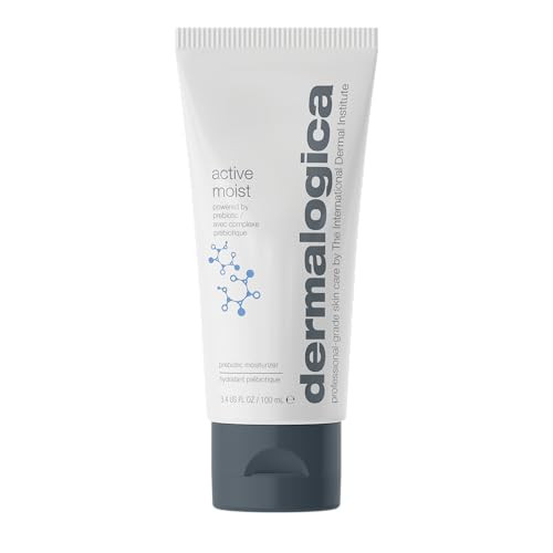 Dermalogica Active Moist Face Moisturizer, Oil-Free Lightweight Daily Hydrating Lotion, Helps Improve Skin Texture and Combat Surface Dehydration for