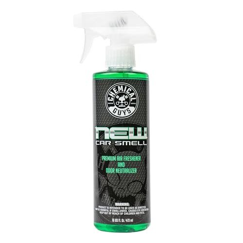 Chemical Guys New Car Smell Air Freshener and Premium Odor Eliminator Refreshes & Neutralizes Odors, Great Car Fresheners for Trucks, SUVs, RVs, and