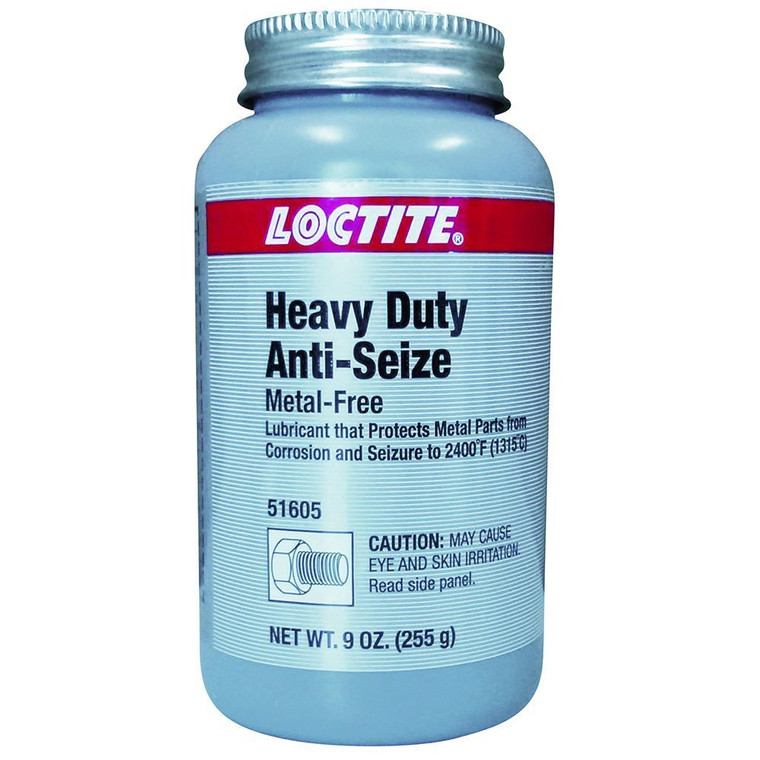 Loctite 51605 Gray LB 8009 Heavy Duty Anti-Seize Lubricant, -20 Degree F Lower Temperature Rating to 2400 Degree F Upper Temperature Rating, 9 fl. oz