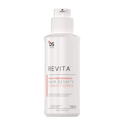 DS Labs For Men & Women Revita Conditioner - Scalp Refreshing Hydration for Fuller Looking, Weightless Hydration, Caffeine, Turmeric, Sulfate & Silic