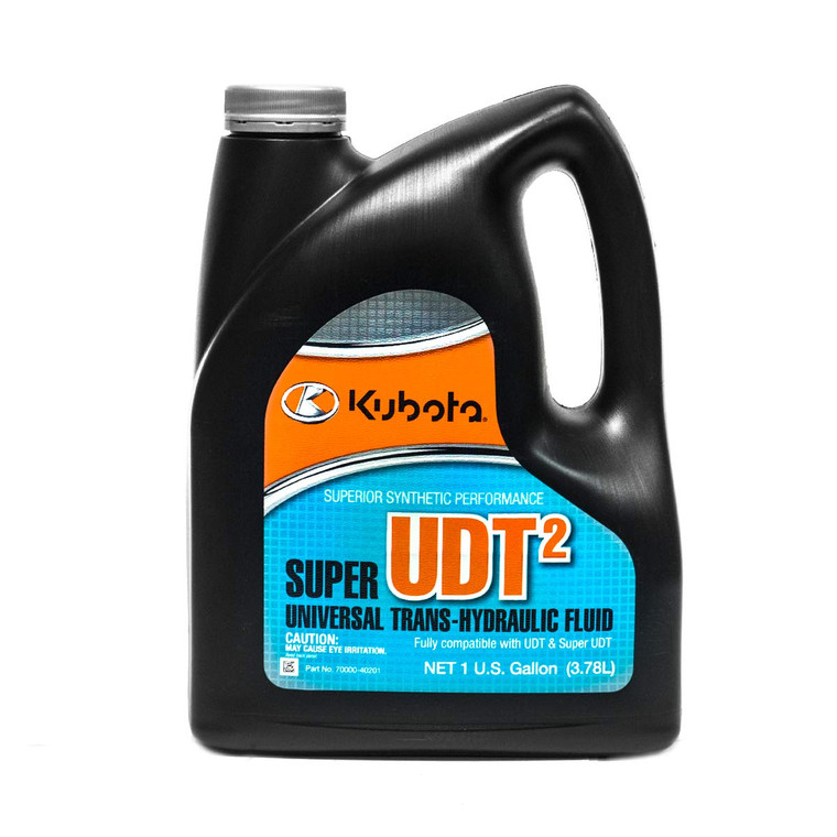 Kubota 1 Gallon Super UDT2 Trans-Hydraulic Fluid for Kubota Equipment Hydraulic Systems, Transmission, Differential, and Wet Brake Systems - 128 Fl O