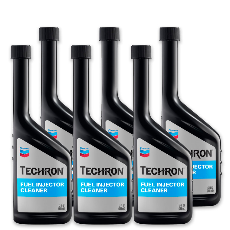 Chevron Techron Fuel Injection Cleaner, 12 oz., Pack of 6