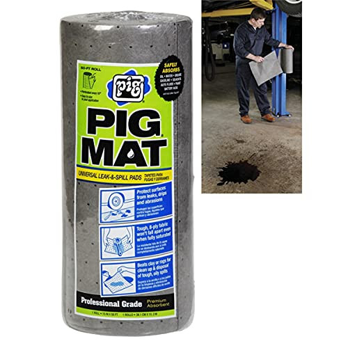 New Pig 25201 15 in. x 50 ft. Universal Light-Weight Absorbent PIG Mat Roll